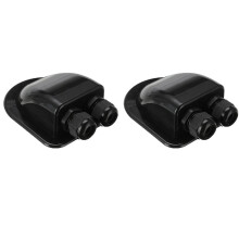 2x Roof Wire Entry Gland Box Solar Panel Cable Motorhome Caravan Boat-b