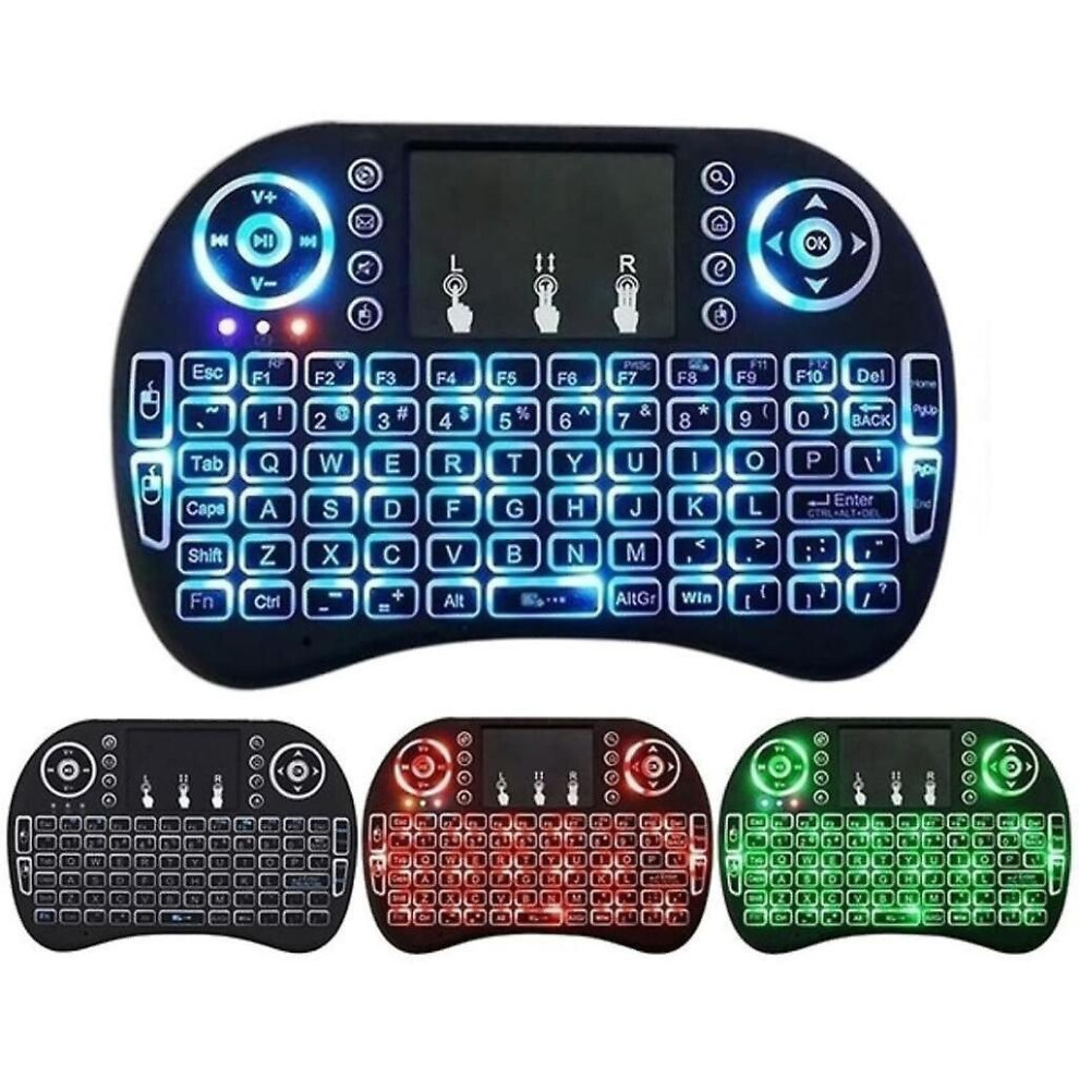 Mini Rechargeable 2.4ghz Wireless Keyboard With Touchpad