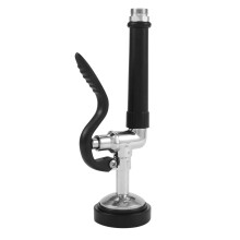 Pre Rinse Sprayer Commercial Kitchen Faucet Parts Chrome Finished (black)