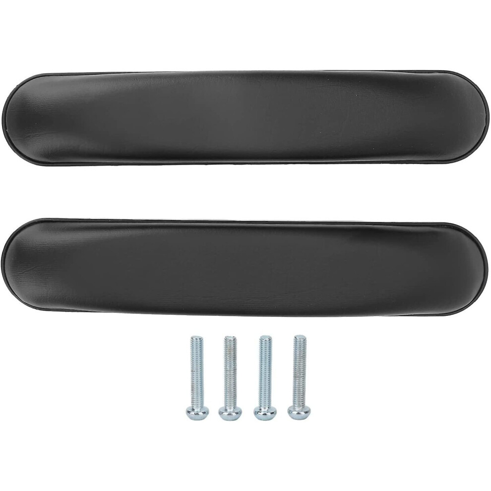 Wheelchair Arm Pad,wheelchair Armrest Cushion Chair Padded Arm Rest Comfortable Elbow Pillow For Convenient And Practical Wheelchairs Usage(1 Set, Bla