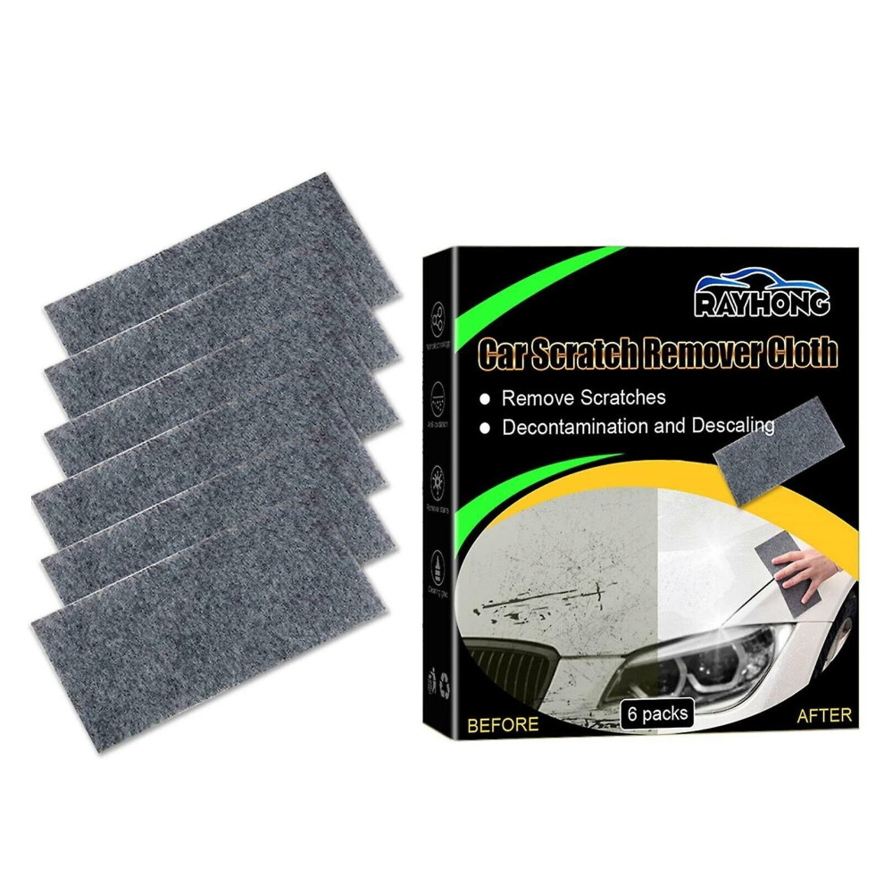 6 Pack Nano Sparkle Cloth Car Scratch Repair Cloth Nano Magic Cloth For Car