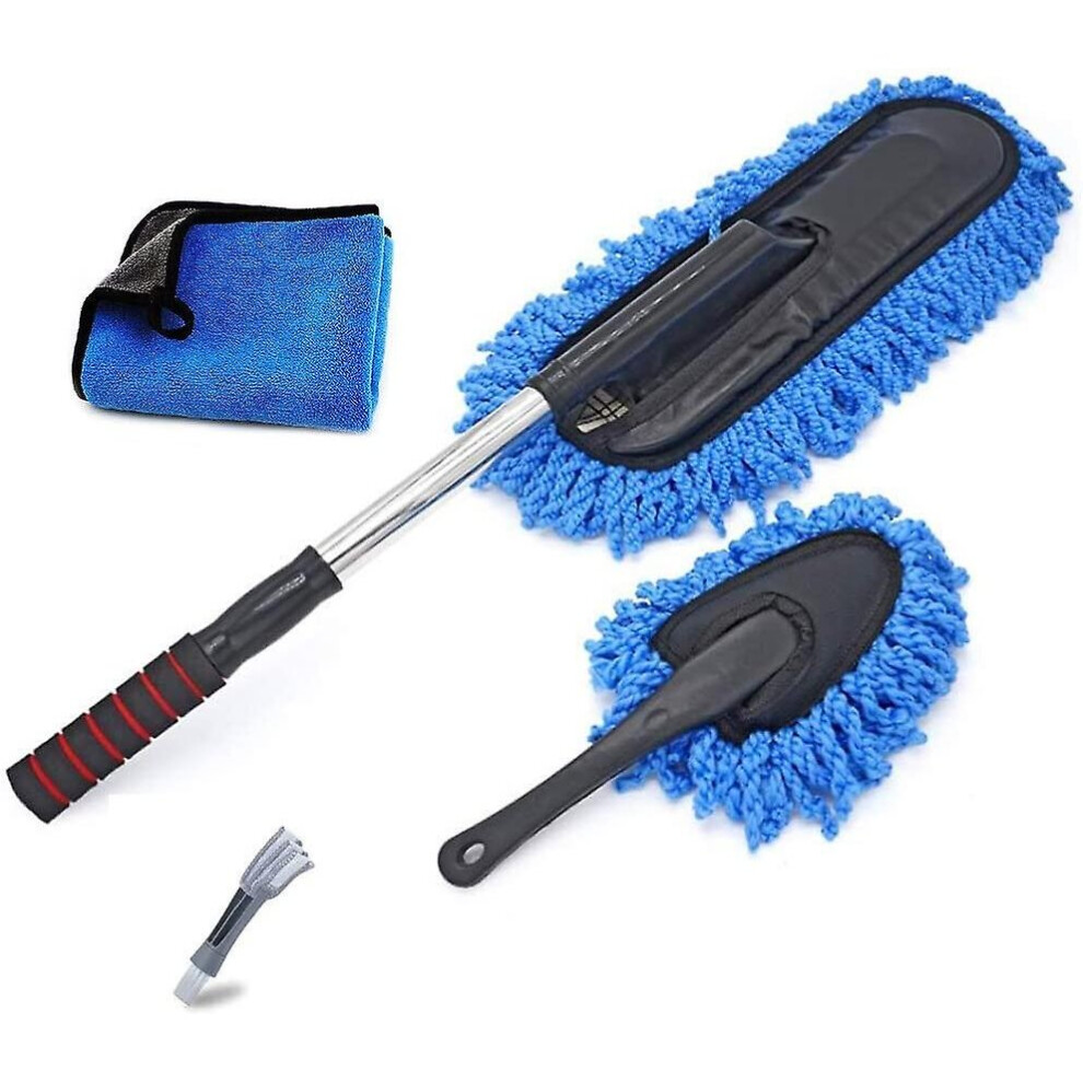 Car Duster,mop Duster Kit,car Duster Exterior Interior Cleaner With Extendable Heilwiy Gift