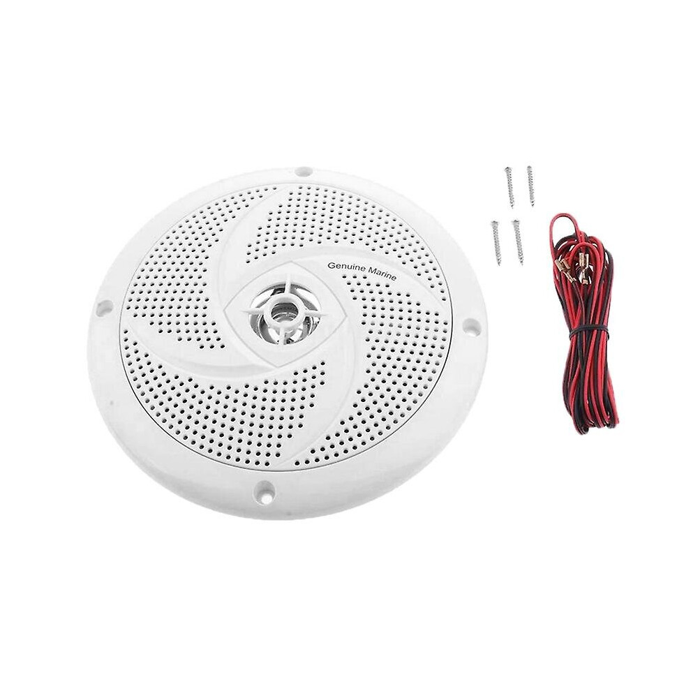 Yacht Waterproof Round Speaker System For Car Rv Boat Sound Speaker Horn White