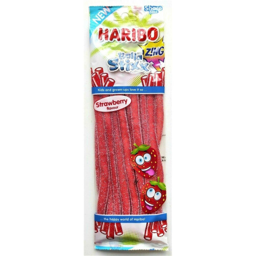 HARIBO Balla Stixx Strawberry Zing 140g Treat Sweets Pack On OnBuy