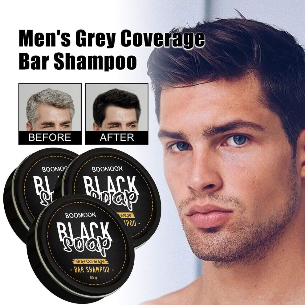 Soap Bar Hair Men Bar Shampoo, Hair Darkening Compressed Bar Soap, Bar Shampoo For Hair