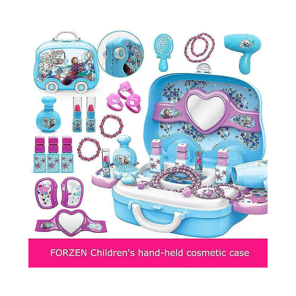 Makeup Sets Makeup Toys For Kids Girl Frozen Makeup Suitcase (xiatian)
