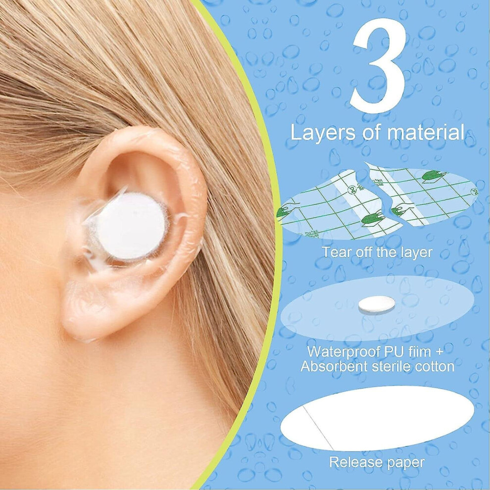 Waterproof Baby Ear Stickers, Soft Breathable Disposable Adhesive Ear Patches For Kids