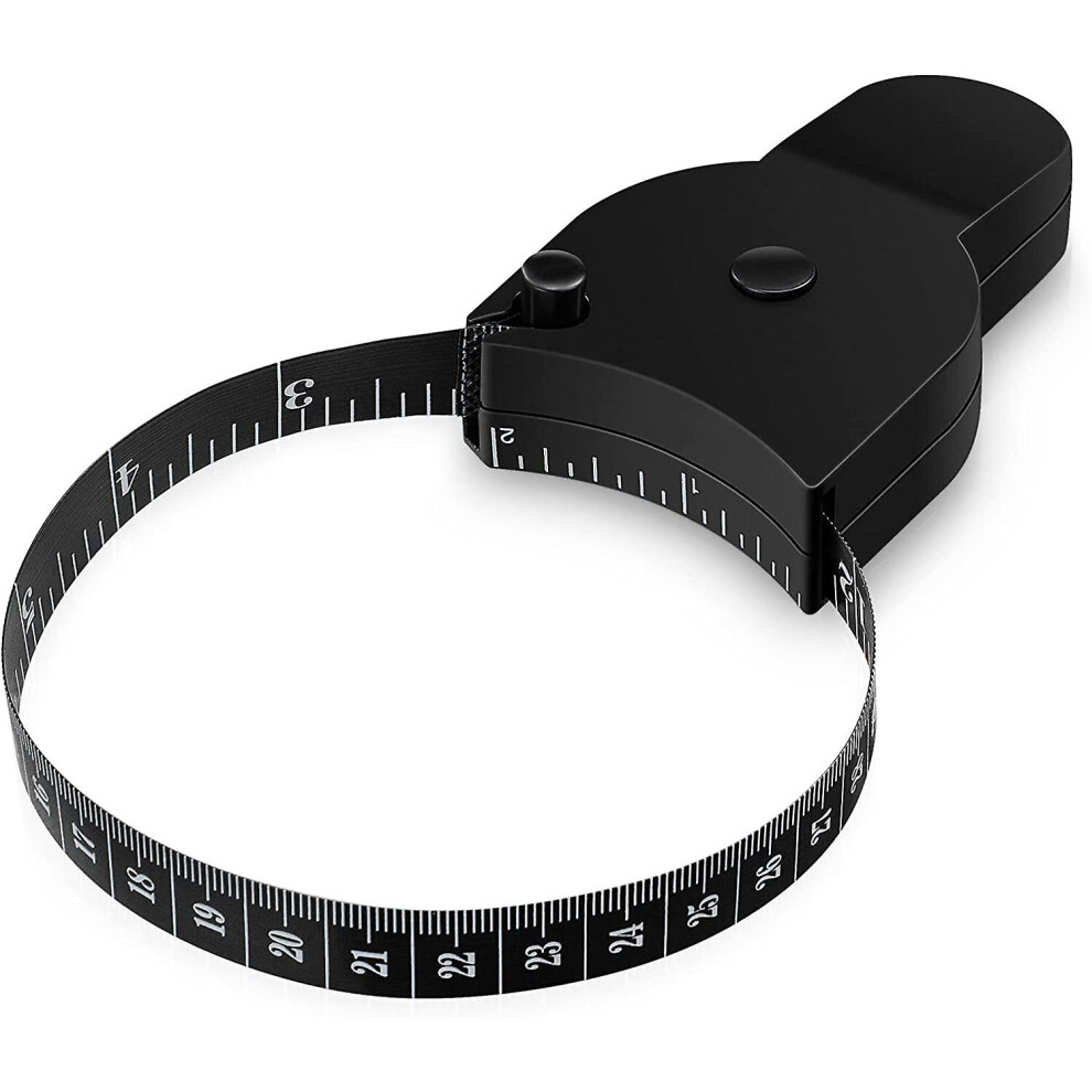Body Tape Measure, 150Cm / 60Inch Black Retractable Tape Measure 9468842188255