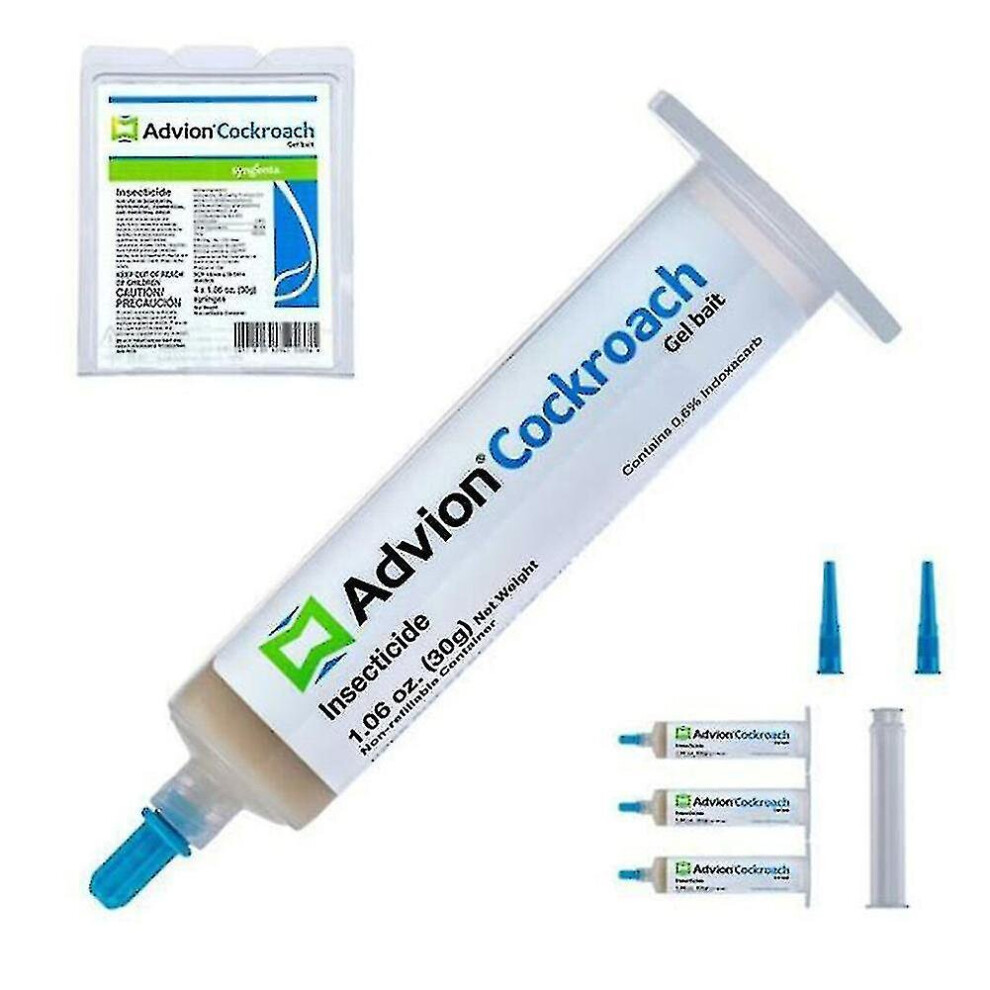 Cockroach Gel Bait Roach Pest Killer With Plunger Tip For Floor Kitchen Non-toxic