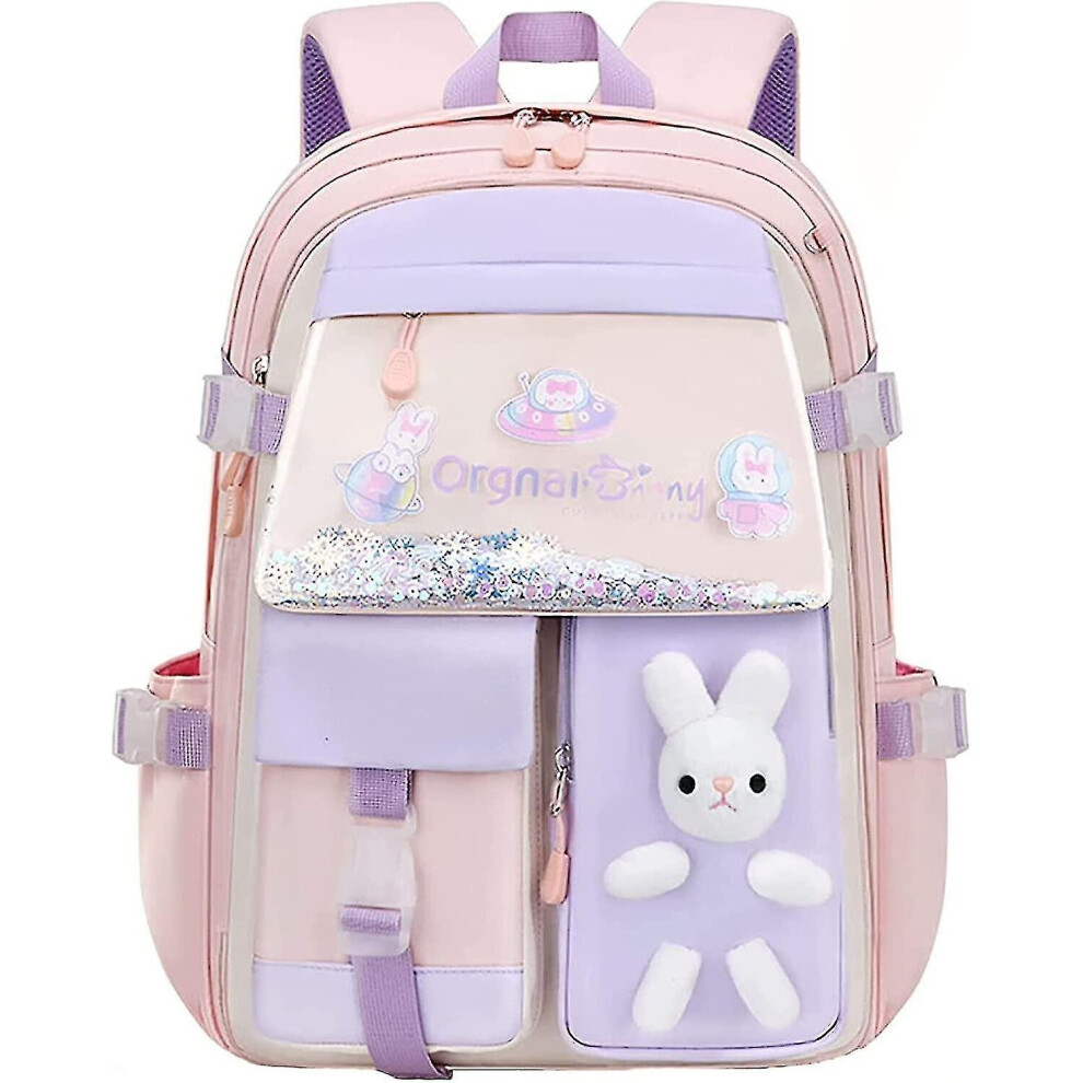 Bunny Backpack, Kawaii Bunny Backpack For Girls, Large Capacity Waterproof Bunny Backpack For School