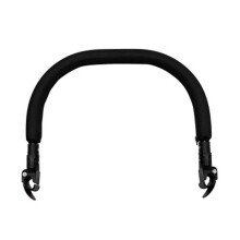 Safety Bar for Pushchairs - Universal Pushchair Handlebar with Ergonomic Curved Belly Bar for Comfortable Grip