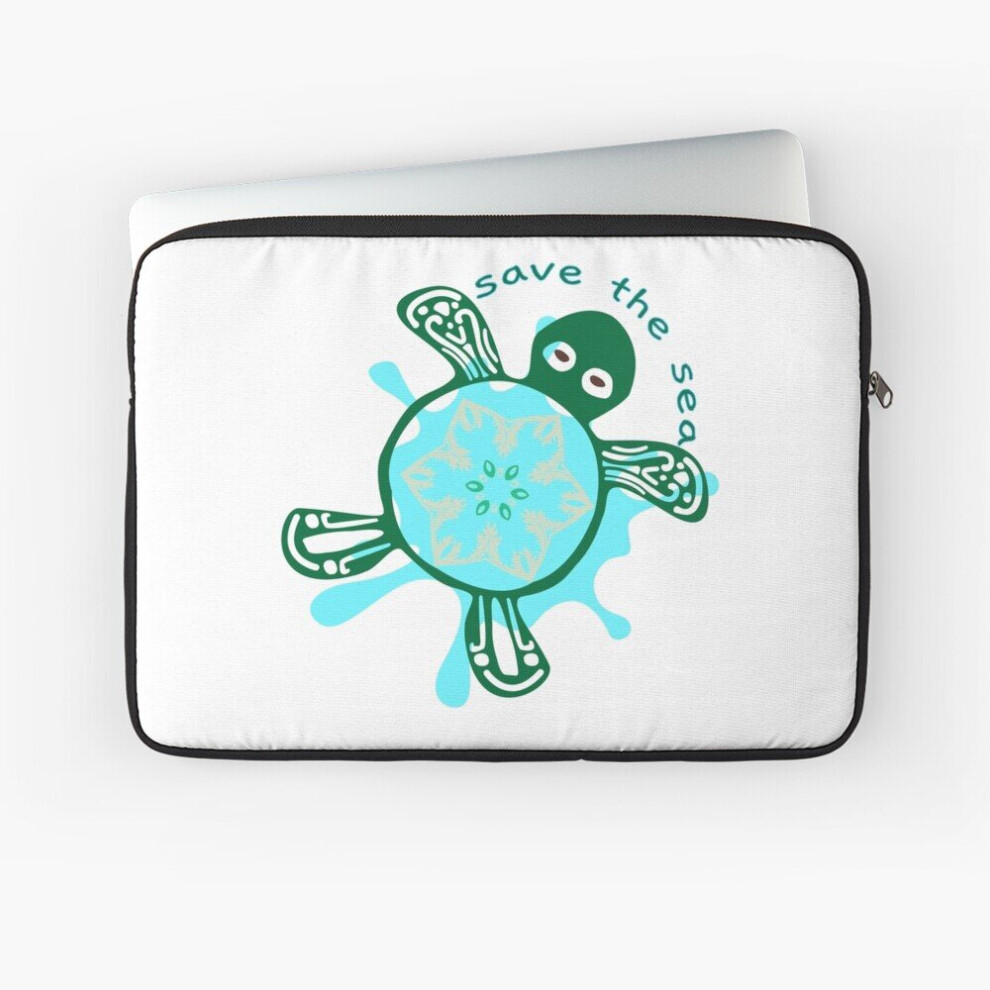 Laptop Sleeve Save The Sea Turtle 10 12 13 15 17 Inch Case Notebook Tablet Carrying Bag Cover 7802738461756