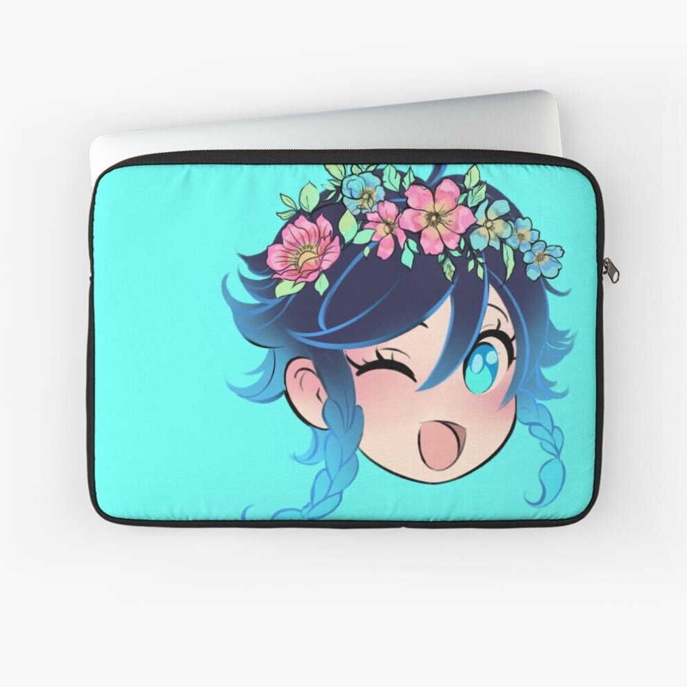 Laptop Sleeve Venti Flowers Genshin 10 12 13 15 17 Inch Case Notebook Tablet Carrying Bag Cover 7802738473056