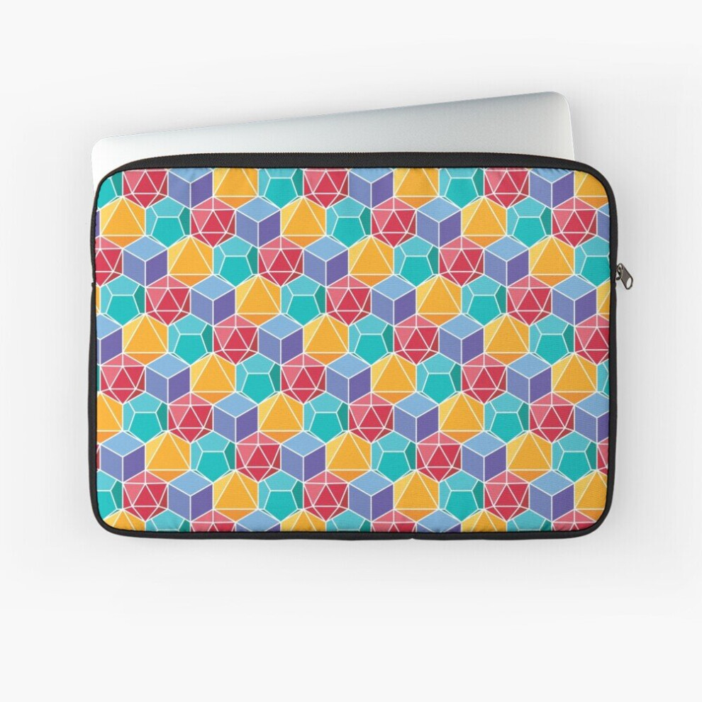Laptop Sleeve Dungeons And Dragons Dice Pattern Colorful 10 12 13 15 17 Inch Case Notebook Tablet Carrying Bag Cover 7802738465525