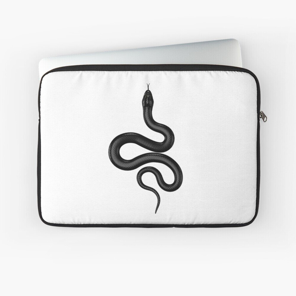 Laptop Sleeve Real Snake 10 12 13 15 17 Inch Case Notebook Tablet Carrying Bag Cover Black 7802738470000