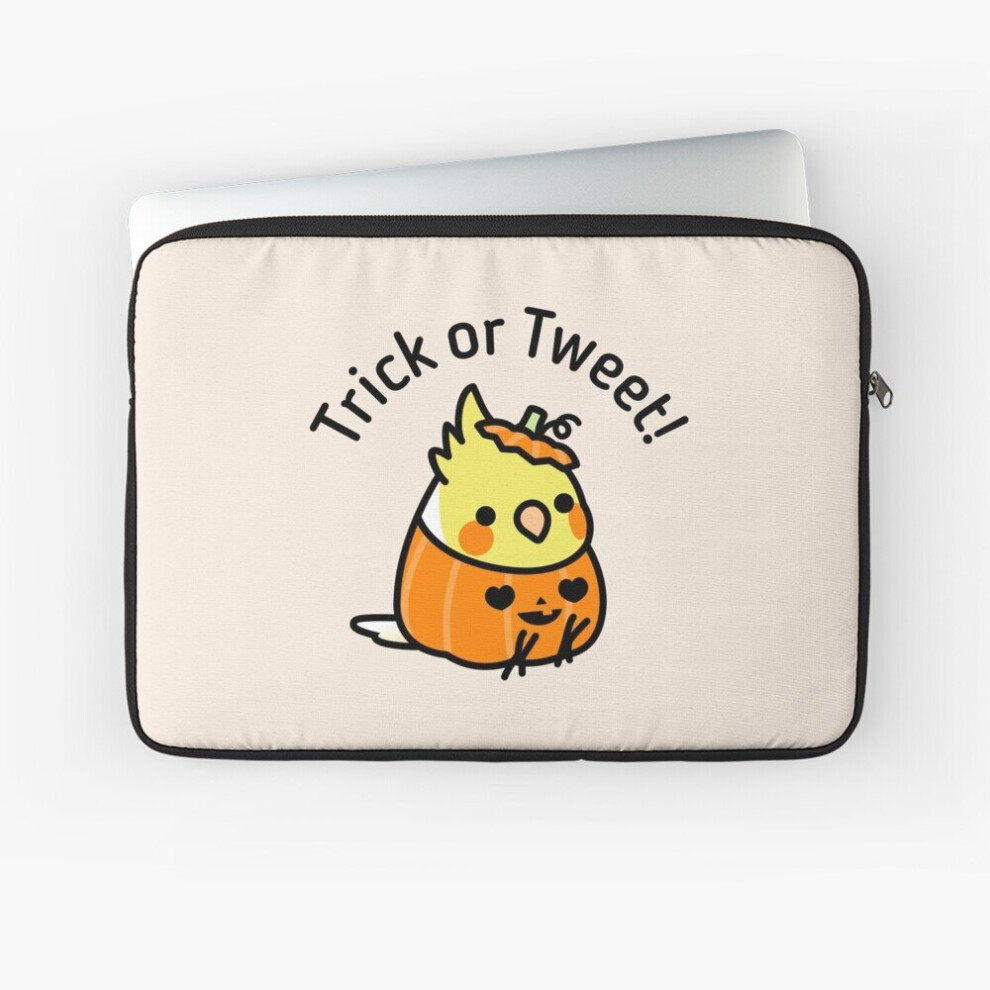 Laptop Sleeve Halloween Costume Chubby Cockatiel Scooty 10 12 13 15 17 Inch Case Notebook Tablet Carrying Bag Cover 7802738491944