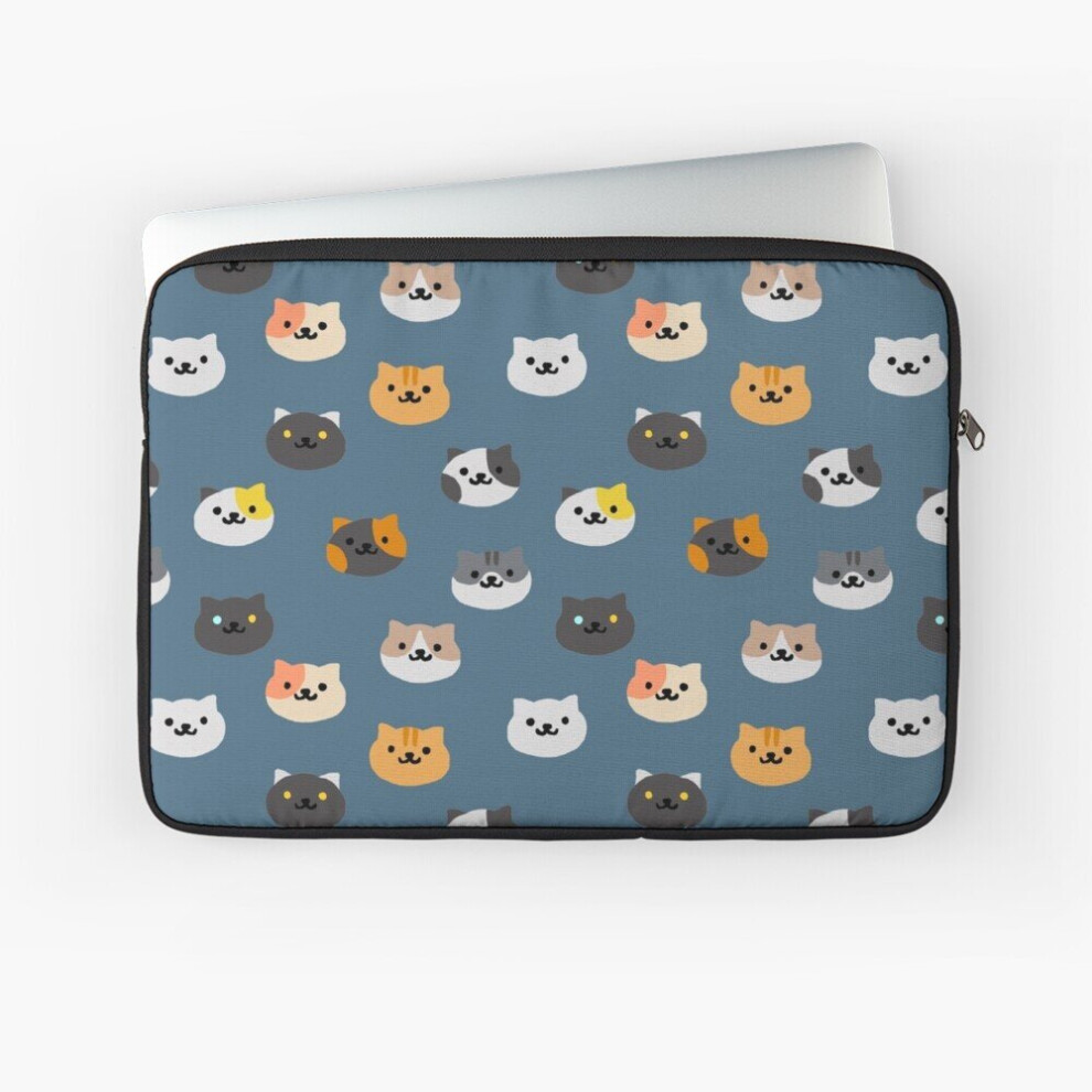 Laptop Sleeve Neko Atsume Cats 10 12 13 15 17 Inch Case Notebook Tablet Carrying Bag Cover 7802738455304