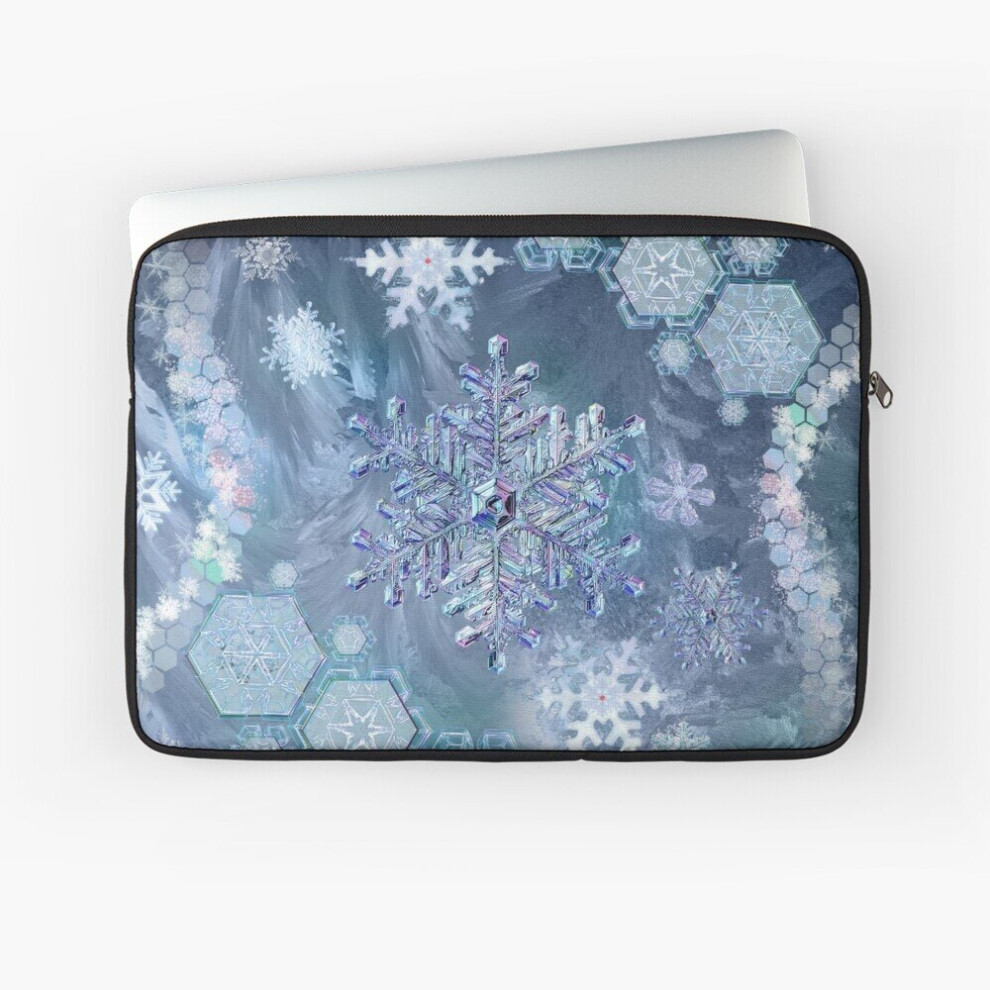 Laptop Sleeve Frozen Snowflake 10 12 13 15 17 Inch Case Notebook Tablet Carrying Bag Cover 7802738486070
