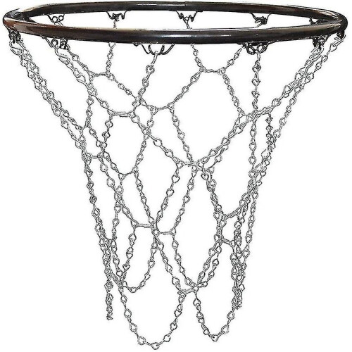 Outdoor Basketball Net, Replacement Basketball Net, Outdoor Basketball Net, Metal Basketball Net, Standard Durable Galvanized Basketball Net For Indoo