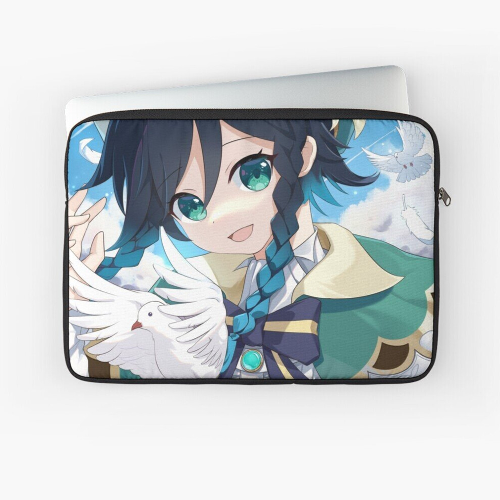 Laptop Sleeve Venti Genshin Impact 10 12 13 15 17 Inch Case Notebook Tablet Carrying Bag Cover 7802738479560