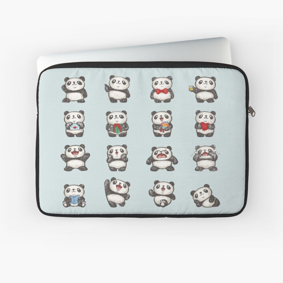 Laptop Sleeve Various Feeling Of Panda 10 12 13 15 17 Inch Case Notebook Tablet Carrying Bag Cover 7802738464269