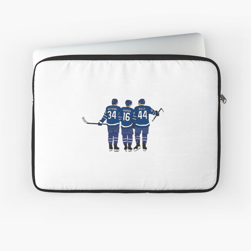 Laptop Sleeve Matthews, Marner Rielly - Maple Leafs 10 12 13 15 17 Inch Case Notebook Tablet Carrying Bag Cover 7802738427783