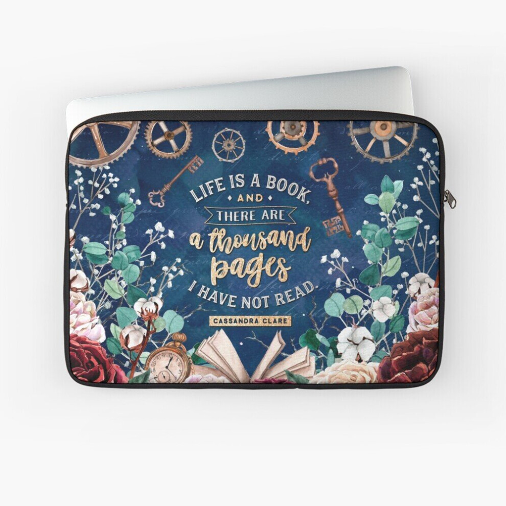 Laptop Sleeve Life Is A Book 10 12 13 15 17 Inch Case Notebook Tablet Carrying Bag Cover 7802738417203
