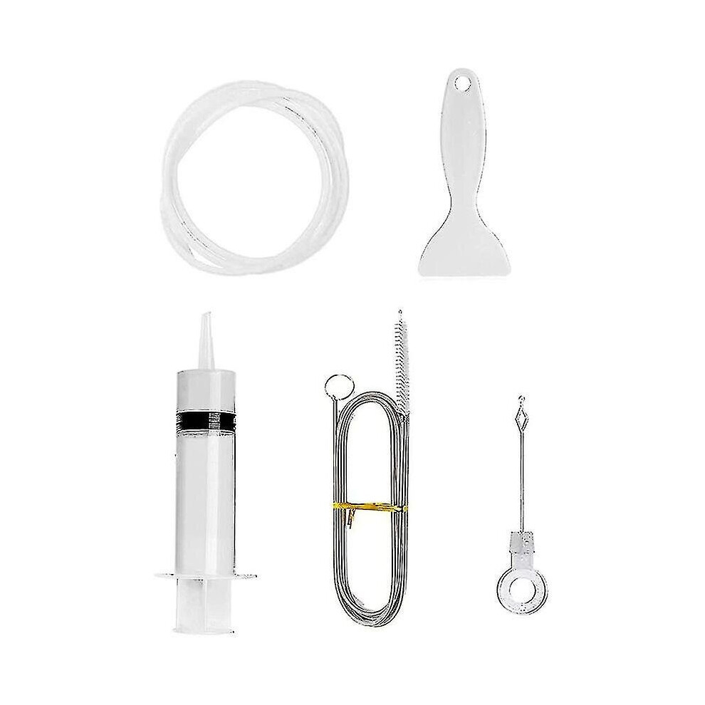 5pcs Refrigerator Brush Refrigerator Cleaning Kit Fridge Brush Drain Cleaner
