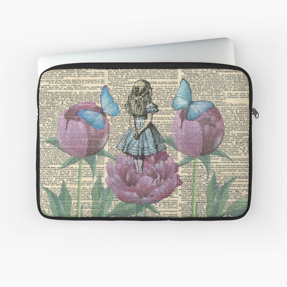 Laptop Sleeve Alice In Wonderland - Wonderland Garden 10 12 13 15 17 Inch Case Notebook Tablet Carrying Bag Cover 7802738431575