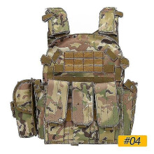 New Military Tactical Vest Airsoft Hunting Vest Outdoor Men Modular Vest Molle Combat Assault Plate Carrier With Hydration Pocket