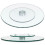 The Magic Toy Shop GEEZY rotating tray Glass Rotating Cake Stand Turntable Plate Display Serving Dish 1