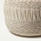 Homescapes (Cream) Sofia Pleated Velvet Pouffe 3