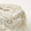 Homescapes Gold & Grey Geometric Diamond Leather Pouffe Bean Cube 4