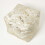 Homescapes Gold & Grey Geometric Diamond Leather Pouffe Bean Cube 5