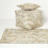 Homescapes Gold & Grey Geometric Diamond Leather Pouffe Bean Cube 6
