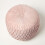 Homescapes (Pink) Grace Pleated Velvet Pouffe 5