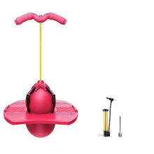 (pink) Kids Safe Bounce Pogo Stick Safe Fun Play Children's Pogo Stick Jumper Toy