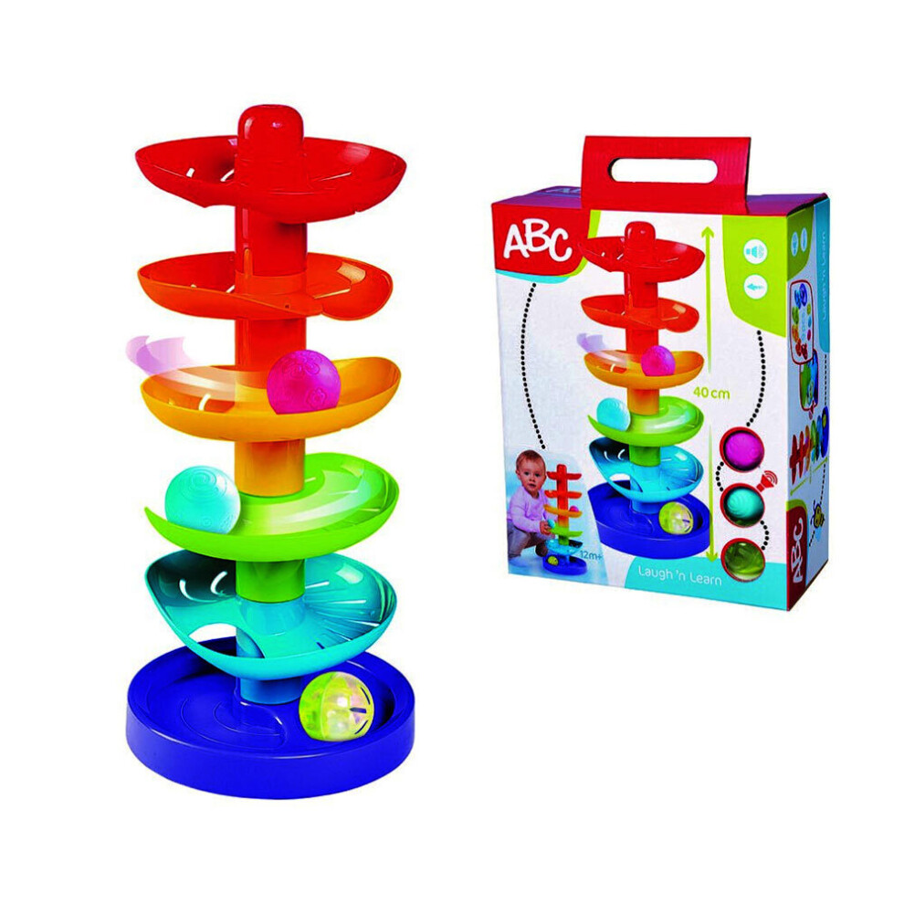 Abc Rainbow Ball Drop Tower Abc Toys