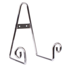 (Chrome) Entree Large Scroll Plate Stand 21cm