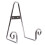 (Chrome) Entree Large Scroll Plate Stand 21cm 1