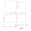 1500mm L Shaped LH Shower Bath Bathtub Screen Front Side Panel Acrylic Bathroom 6