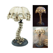 3D LED Skull Skeleton Lamps Horror Halloween Desk Light Haunted House