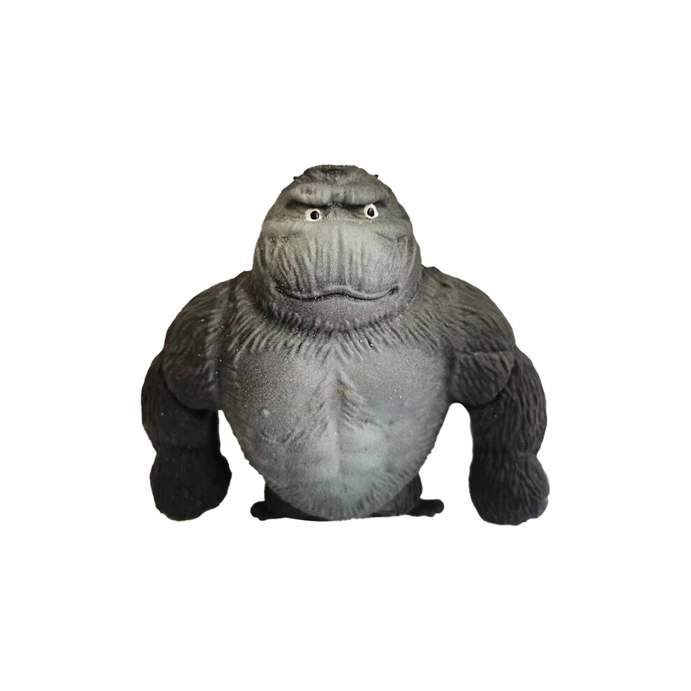 (, 12*12) Gorillas Stretchy Spongy Squishy Monkey Gorilla Stress Relief Toy Vent Doll New Grey