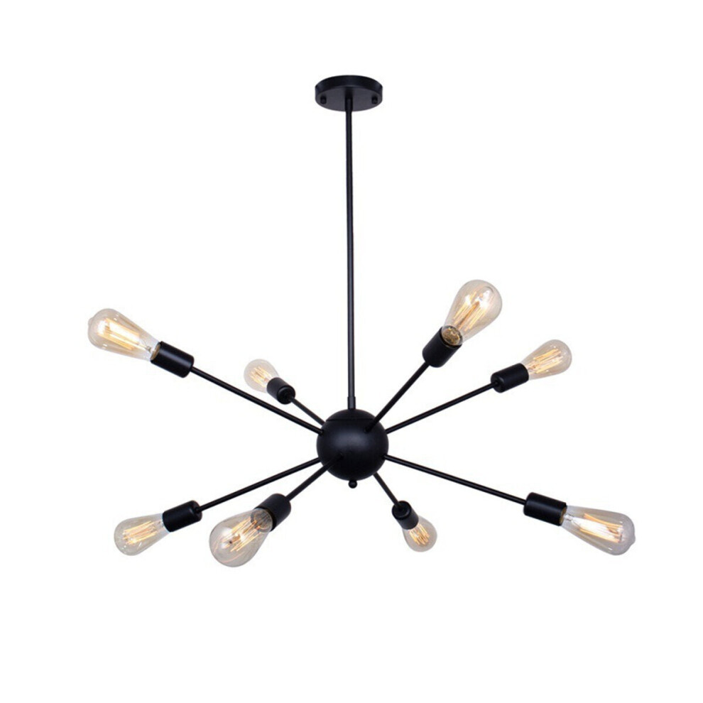 (8 Heads) 8~12 Light Vintage Industrial Metal Hanging Ceiling Fixture Edison Bulb Pendant-image-OPC-PCJQSJS-NEW