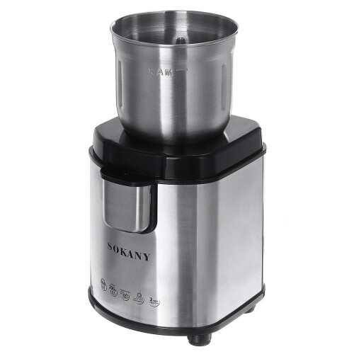Electric Coffee Grinder Maker Beans Mill Herbs Nuts Spice Grinding Milling 200W 1