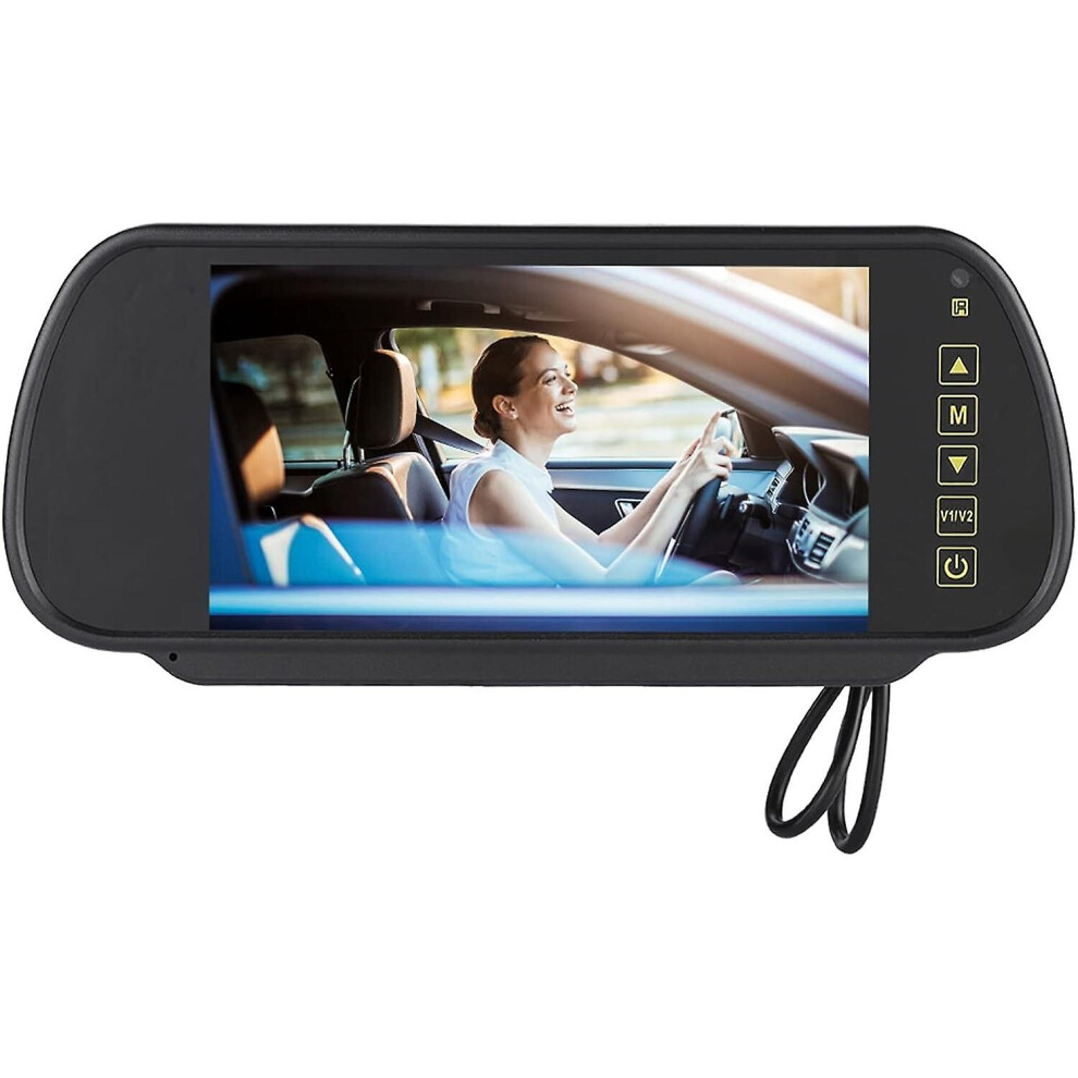 Car Rear View Mirror, 7Inch Lcd Color Screen Hd 800 X 480 Car Mp5 Monitor Auto Dimming Monitor Rear View Camera With Bracket For Rear View Camera 9172662264975