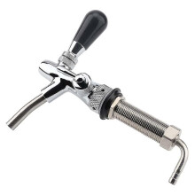 Adjustable Draft Beer Faucet Chrome Plating With 4 Inch Shank Home Brewing Kegging Homebrew Kegerator Draft Beer Tap