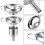 Kitchen Funnel Set, 4 Pcs Kitchen Strainer Funnel, Stainless Steel Funnel, Stainless Steel Small Funnel Jam Tongs Jars Jam Funnel 5