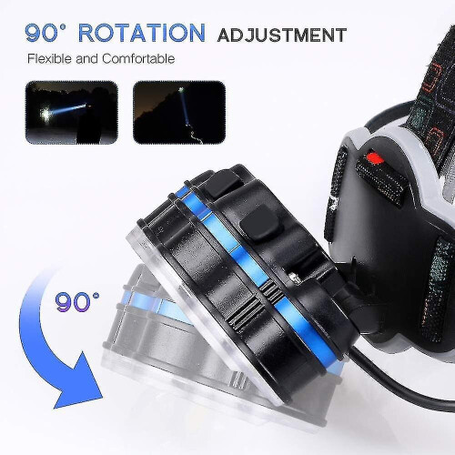 40000lm Waterproof Powerful Headlamp - Usb Rechargeable Headlamp 1