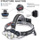 40000lm Waterproof Powerful Headlamp - Usb Rechargeable Headlamp 3